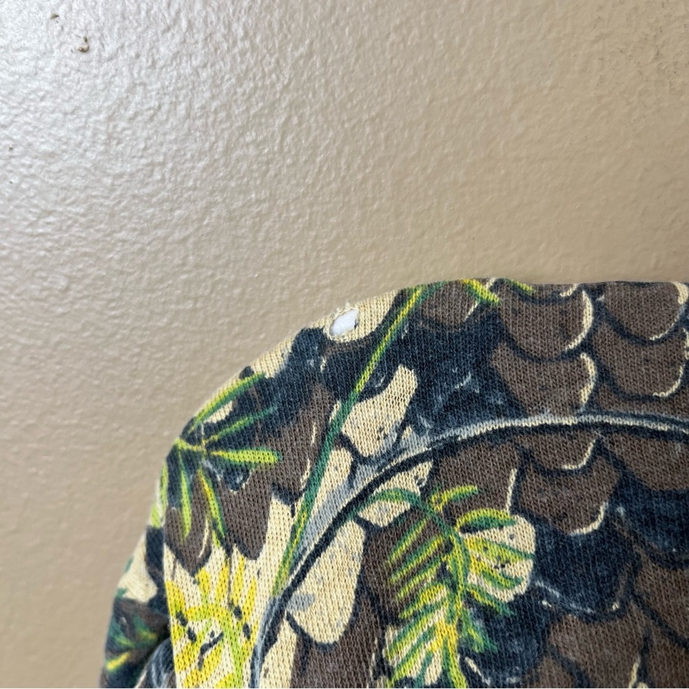 Vintage Distressed Snakeskin Camo Graphic Tee XL - Picture 2 of 4